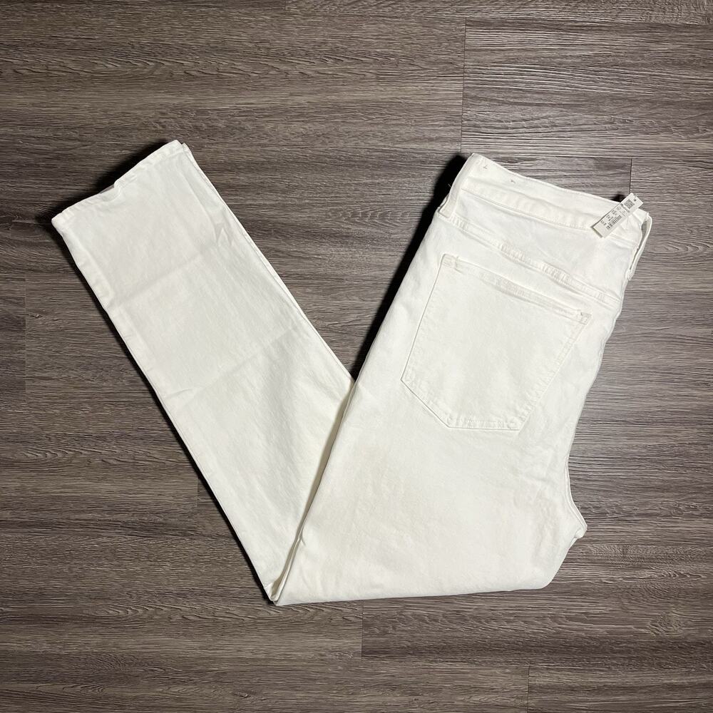 Madewell Perfect Vintage Jeans Womens 31T Tile White High Rise Tapered NE026 NWT